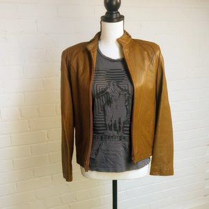 Vintage Leather Jacket, Size 8/10